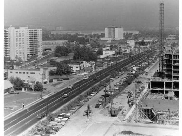 The neighborhood started to be developed in the early 1960s.