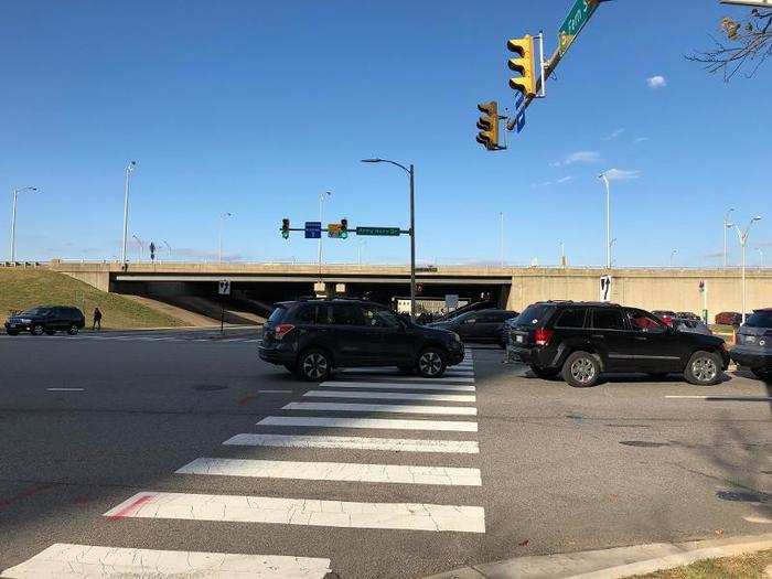 The site is also within walking distance from the Pentagon — although you have to walk under a busy highway.