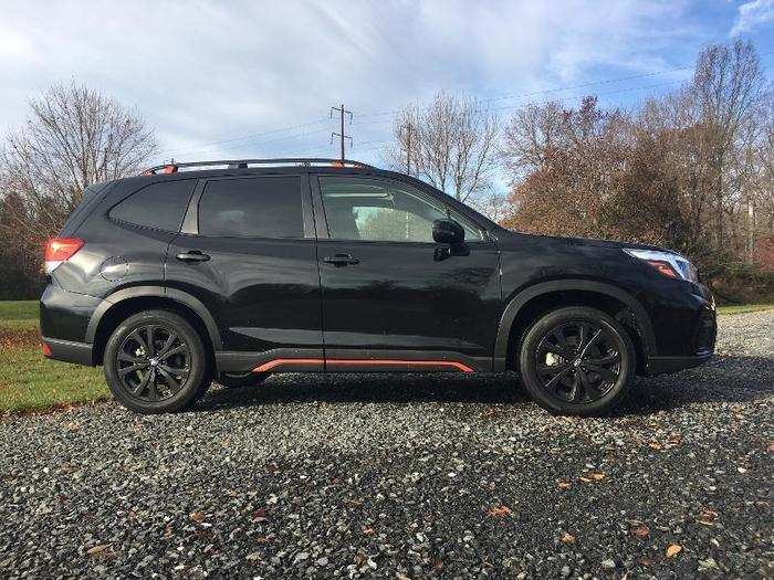 At 182.1 inches long with a 105.1-inch wheelbase, the 2019 Forester is about an inch longer than the outgoing model. This translates into a slight more roomy interior.