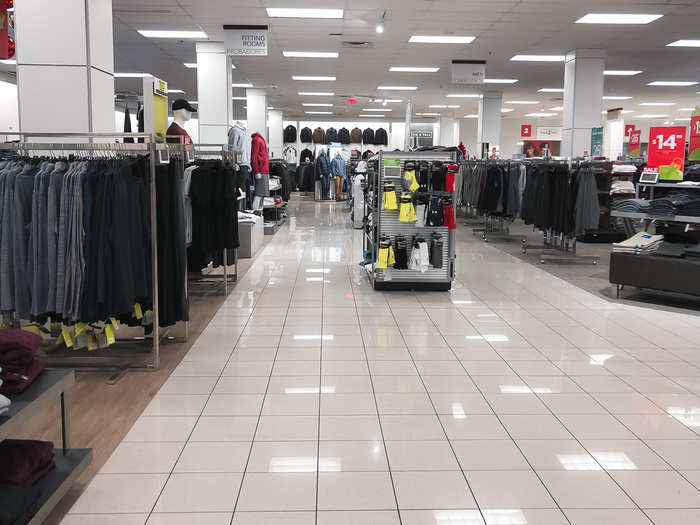 Menswear was the first department I saw when I walked in. The store immediately seemed cleaner and brighter than Burlington.