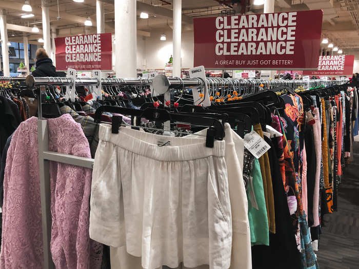 ... and items on clearance.