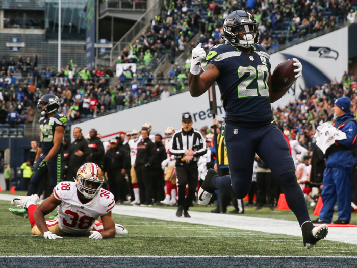 Rashaad Penny, RB, Seattle Seahawks