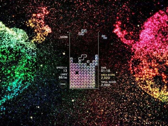 "Tetris Effect" often feels more like a daily practice than a game.