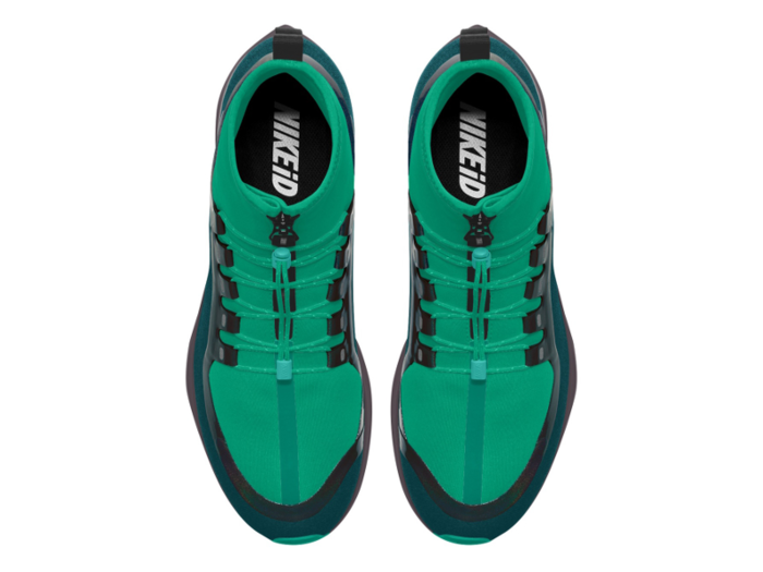 Custom-made NikeiD shoes