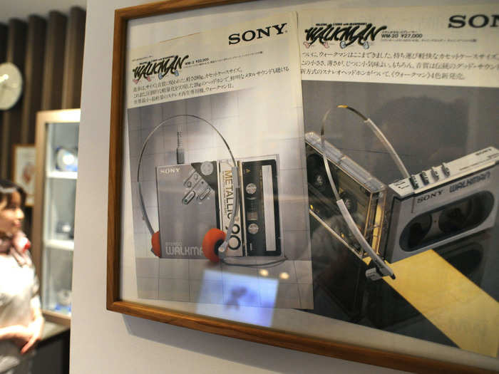 The Sony Walkman cassette player