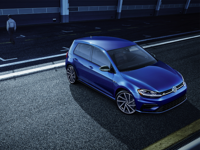 ... The Volkswagen Golf R, and...