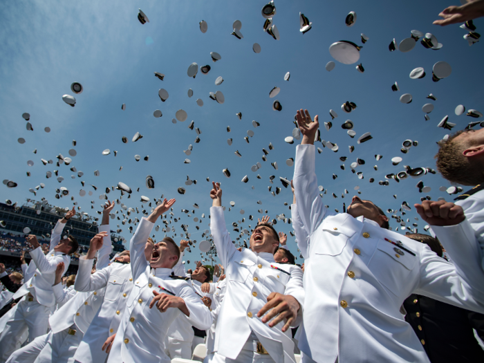 ACADEMICS: US News ranks the Naval Academy as the #2 Public School for an undergraduate degree.