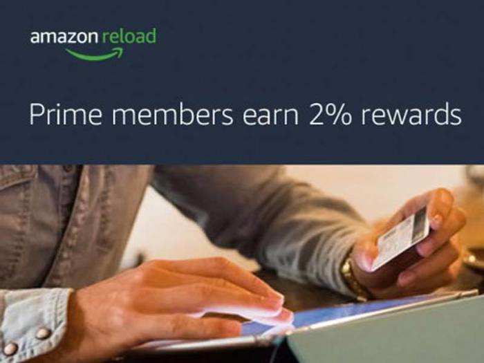 Prime members earn 2% rewards every time they reload their Gift Card Balance.