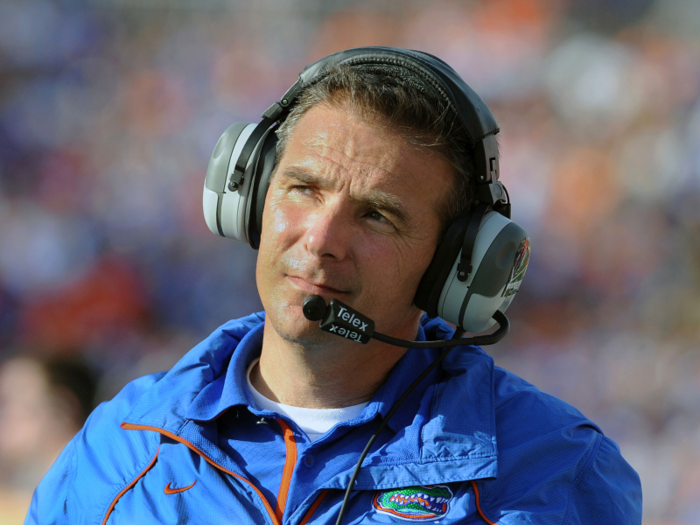 In December of 2004, Meyer signed a seven year, $14 million contract to become the head coach of the Florida Gators.