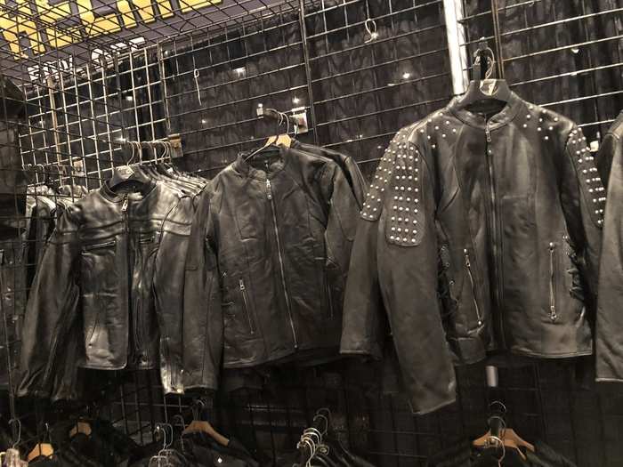 The motorcycle lifestyle means gear — and lots of leather.