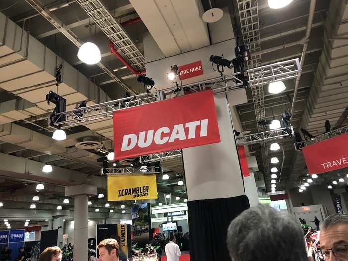 Now for a brief Italian interlude. Ducati has been the most compelling success story in the US, breaking stranglehold by Harley and the major Japanese brands.