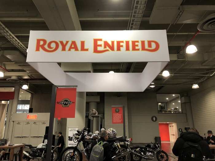 For the past few years, the most interesting story at the show has been the emergence and growth of Royal Enfield, a storied brand that is huge in India, but has only recently come to the USA.