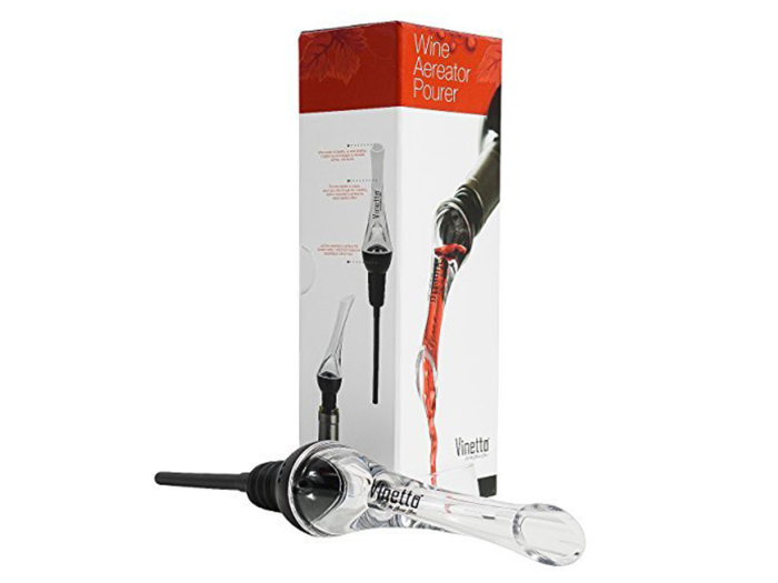 A wine aerator that doesn