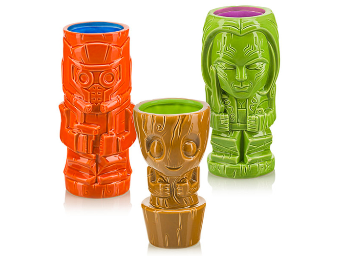 Cups from the Guardians of the best tropical cocktail in the Galaxy