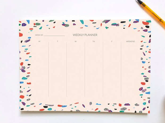 A weekly planner that’ll look great on their desk