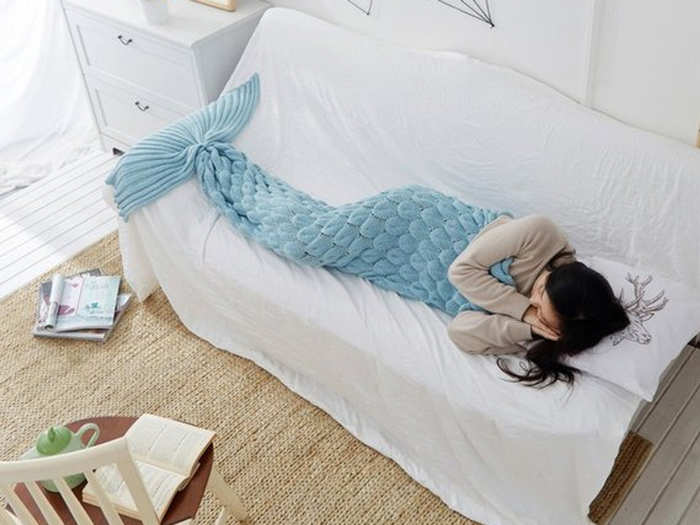 A cozy blanket that’ll make them feel like a mermaid