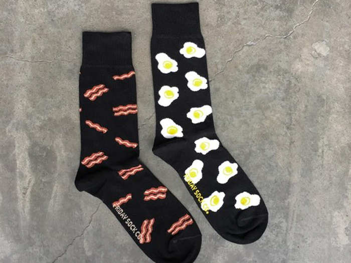 The perfect pair of socks for breakfast lovers