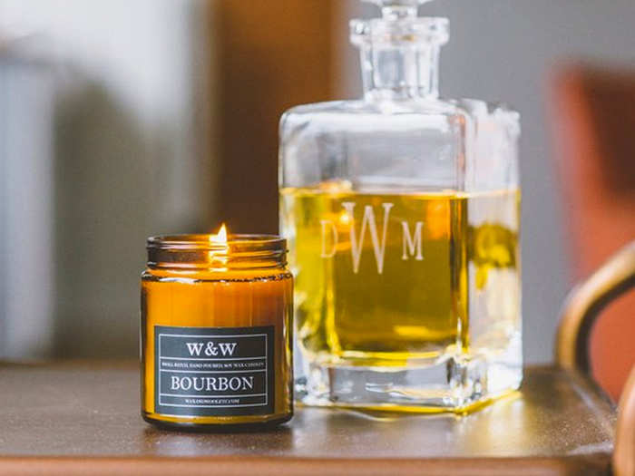 A candle for bourbon lovers