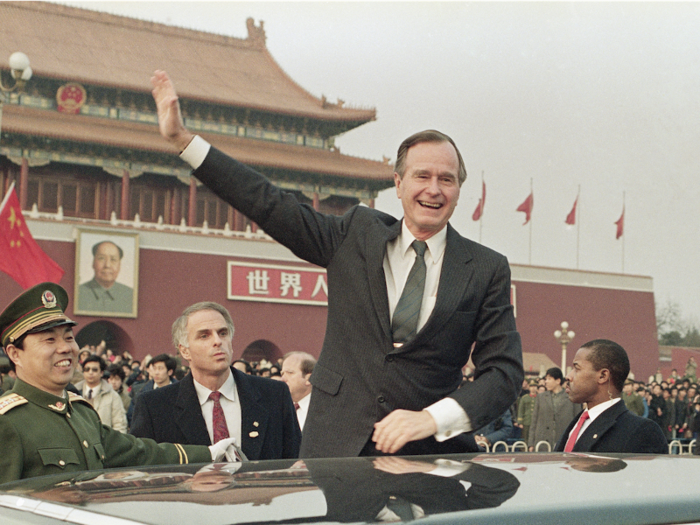 Bush secretly sent top advisers to China shortly after Tiananmen Square massacre