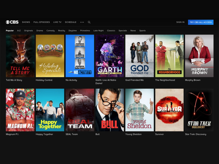 The best streaming service for CBS fans