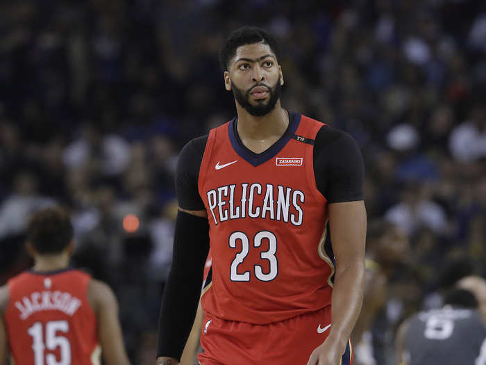 15t. Anthony Davis, New Orleans Pelicans — $25.43 million