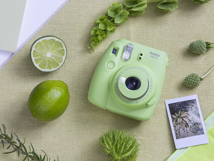 A trendy mini instant camera