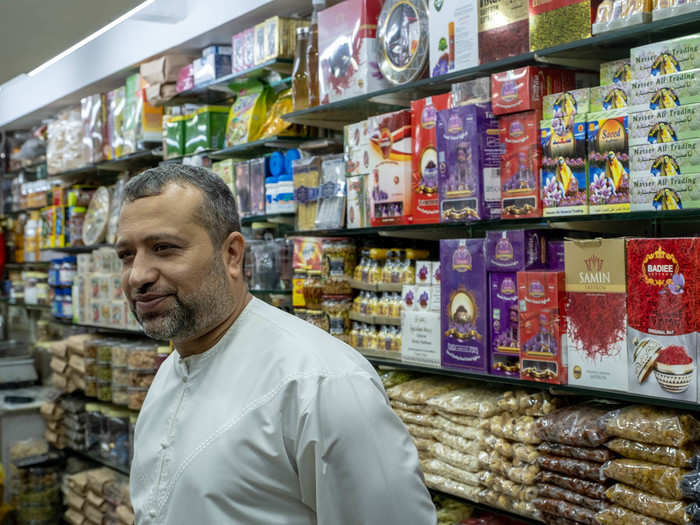 Badran introduced us to Saeed Neamatpour, an Iranian immigrant whose uncle owns the Nasser Ali spice shop. He provided us with a look at some of the shop