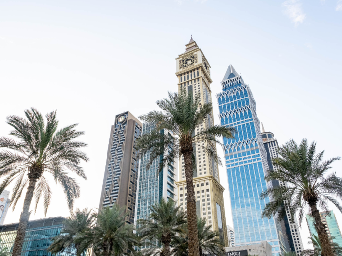 Dubai has the third-most skyscrapers in the world, surpassed only by New York and Hong Kong. The vast majority of the buildings were constructed in the last 20 years and are built as if the world