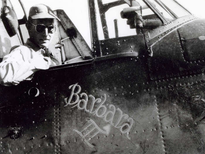 He flew 58 combat missions during World War II.