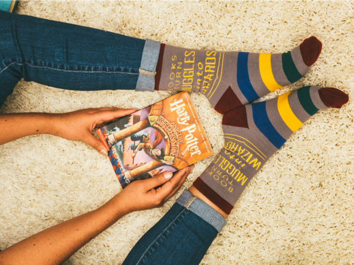 A pair of literary socks