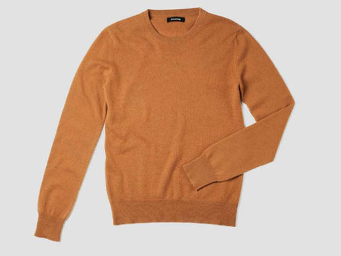 A super soft $75 cashmere sweater from a sustainable startup