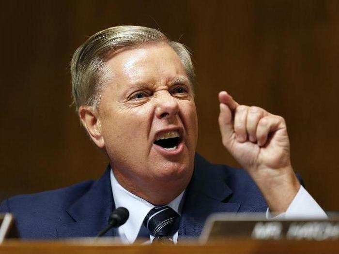 Republican Sen. Lindsey Graham, who attended Tuesday