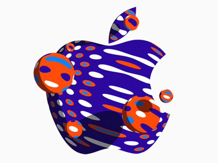 Apple reimagined its iconic logo in dozens of ways for its upcoming iPad event - here are all of the creative and cool designs