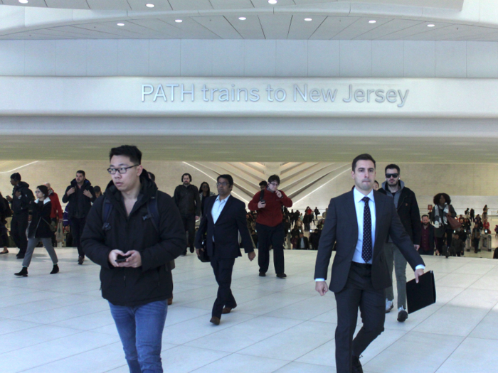 Through the Oculus, you can access 12 subway lines and get to Jersey City, New Jersey, on the PATH train in about 13 minutes.