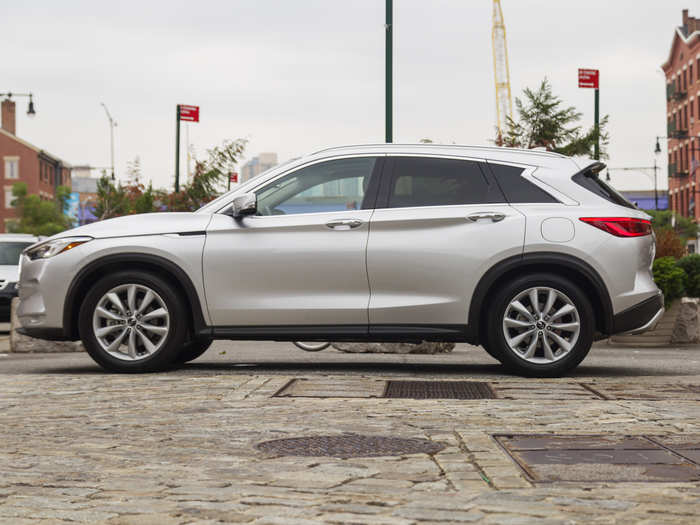 According to Infiniti, the QX50 boasts a slippery 0.32 coefficient of friction.