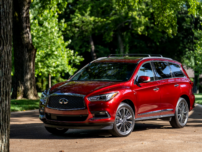 ... The three-row Nissan Pathfinder-based QX60.