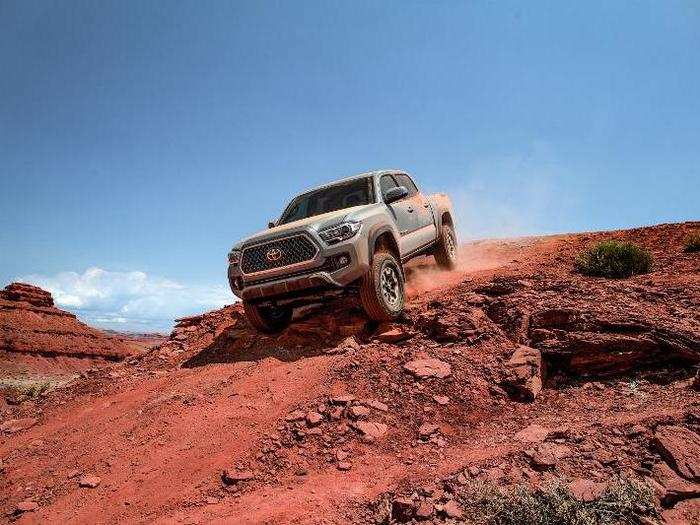 3. Toyota Tacoma - Average 5-year Depreciation: 29.5%