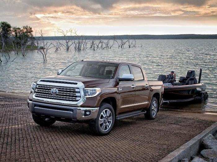 4. Toyota Tundra - Average 5-year Depreciation: 37.1%