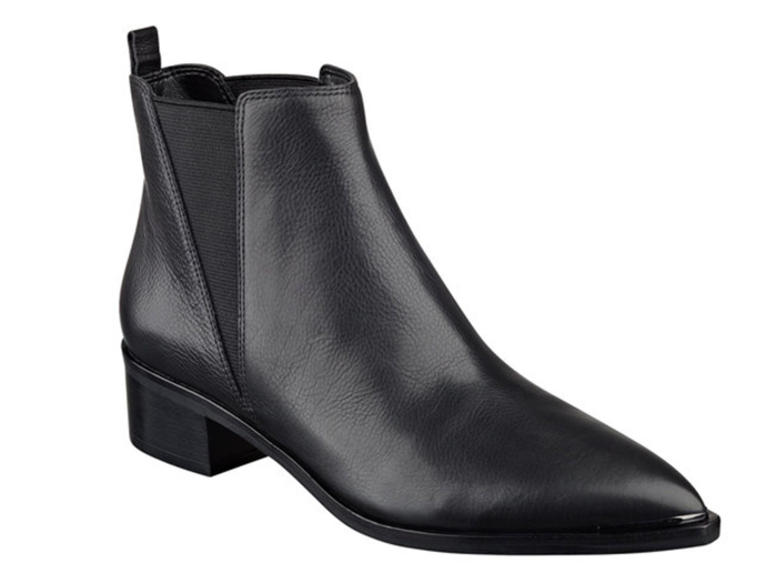 No break-in ankle boots with a pointy toe