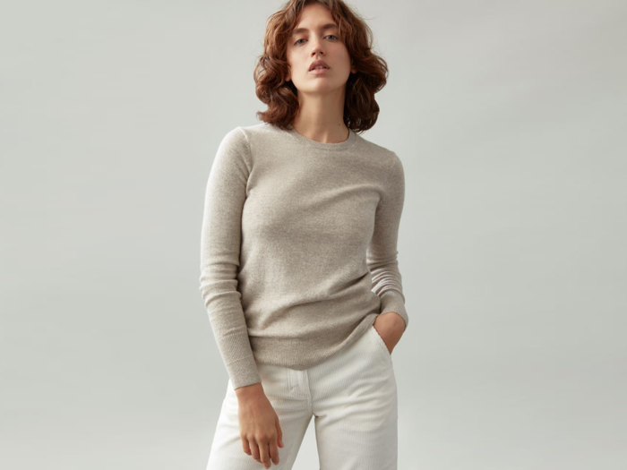 A $100 cashmere sweater that comes in tons of different colors