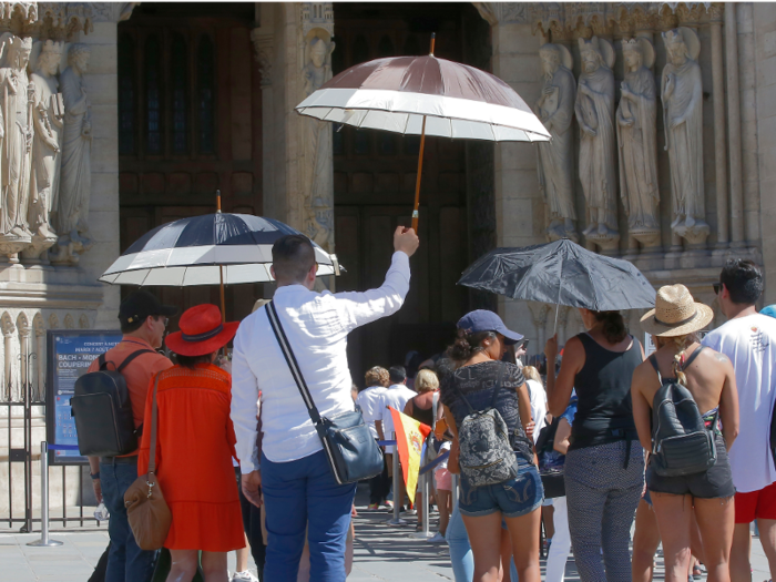 A series of heat waves also produced all-time highs for temperatures in several countries.