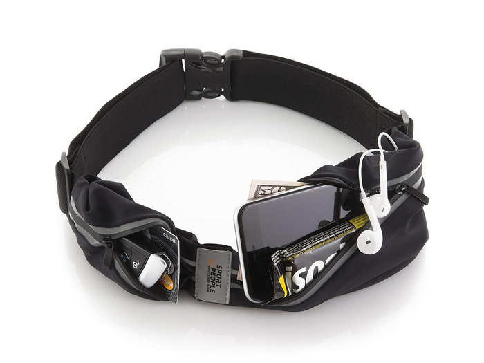 A running belt that can hold all their essentials.