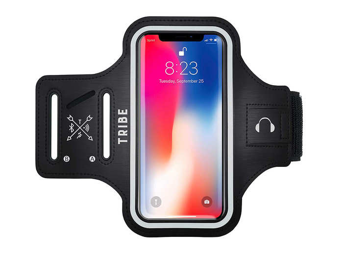 A running armband that keeps their phone out of the way but accessible and protected.