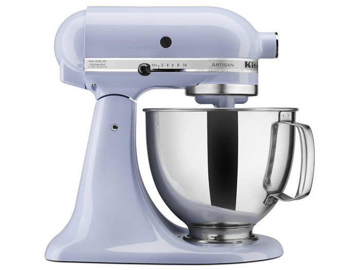 A KitchenAid stand mixer