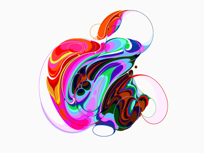 Apple reimagined its iconic logo in dozens of ways for its upcoming iPad event - here are all of the creative and cool designs