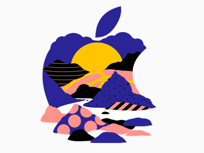 Apple reimagined its iconic logo in dozens of ways for its upcoming iPad event - here are all of the creative and cool designs