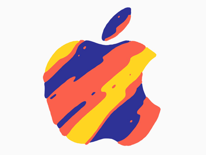 Apple reimagined its iconic logo in dozens of ways for its upcoming iPad event - here are all of the creative and cool designs