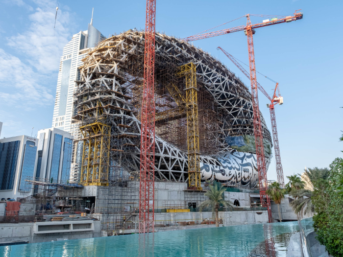 The U.A.E. is far from done trying to develop its cultural scene. The massive Museum Of The Future — which looks suitably futuristic — is under construction in Dubai. And the city has set aside 500,000 square feet for galleries and creative businesses.