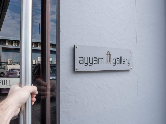 And then I went to hit the art galleries. Ayyam Gallery, an arts organization started in 2006, was one of the first galleries in Al Serkal. Ayyam was started by Syrian cousins  Khaled and Hisham Samawi with a mission to expand "the parameters of international art."