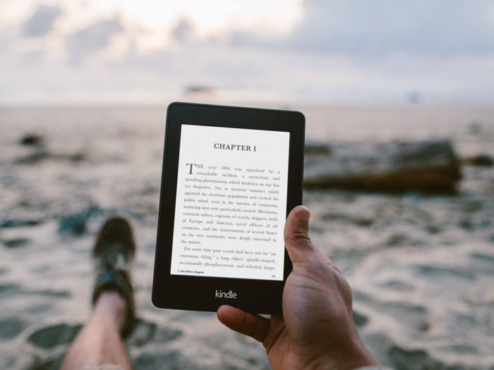 An e-reader they can take to the beach, and weighs less than a giant hardcover